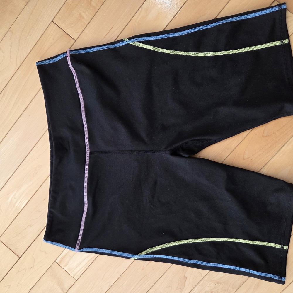 Roots Kids Black Shorts with Colorful Trim